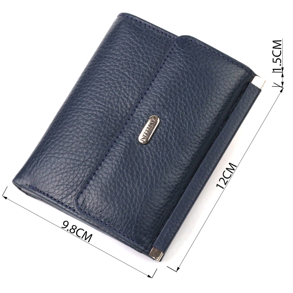 Гаманець Canpellini З натуральної шкіри флотар Синій (21813) - зображення 3