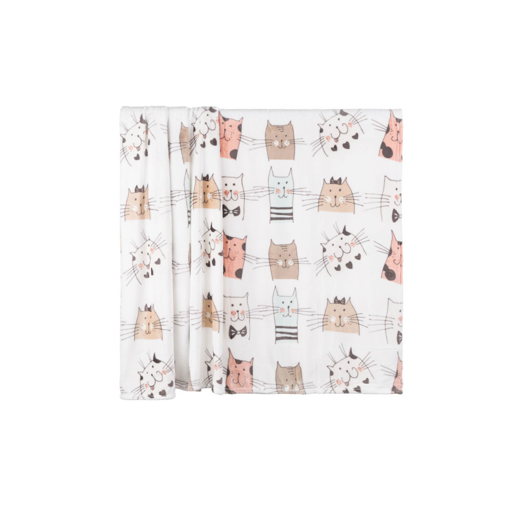 Плед Ardesto Flannel великі коти 160х200 см (ART0113PB) - зображення 9