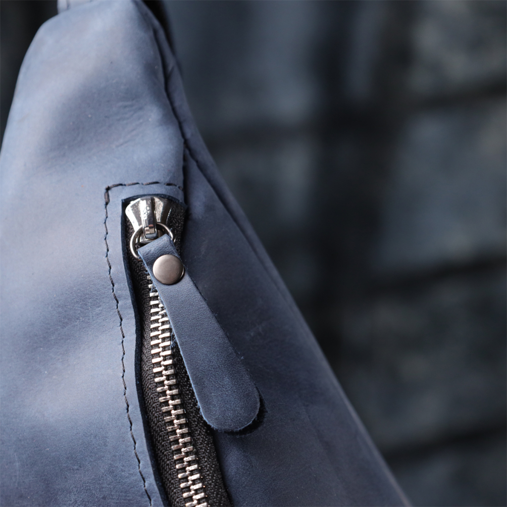 Сумка Shvigel З натуральної шкіри Синя (23141) - зображення 12