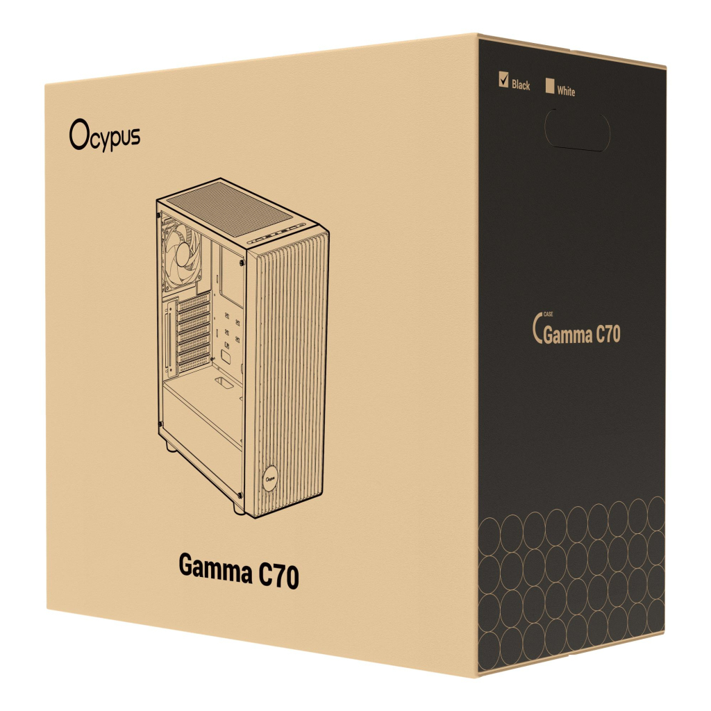 Корпус для ПК OCYPUS GAMMA C70 BK ARGB (GAMMA-C70-BKG400XX-GL) - зображення 10