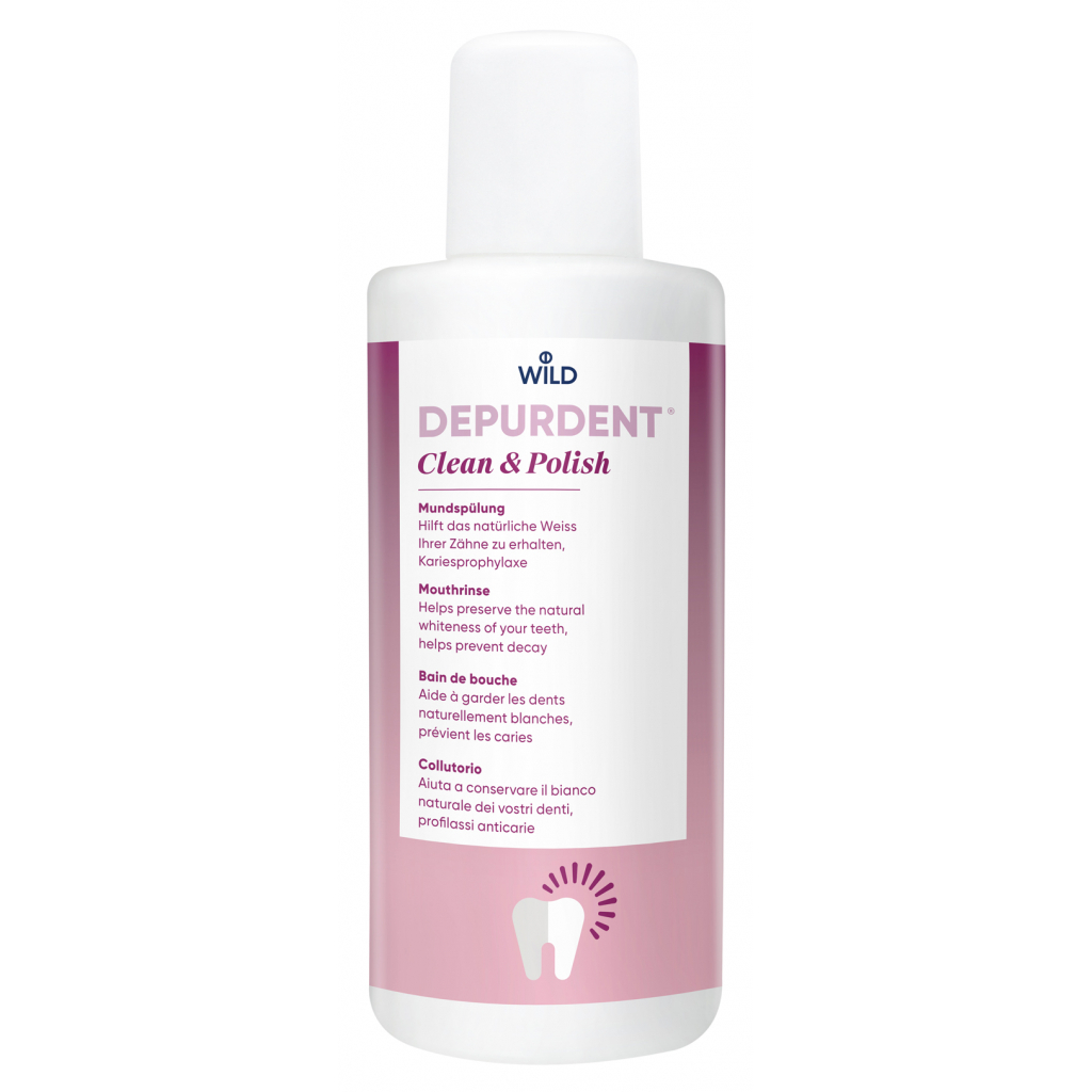 Ополіскувач для порожнини рота Dr. Wild Depurdent Очищення і полірування 400 мл (7611841702034) - зображення 1