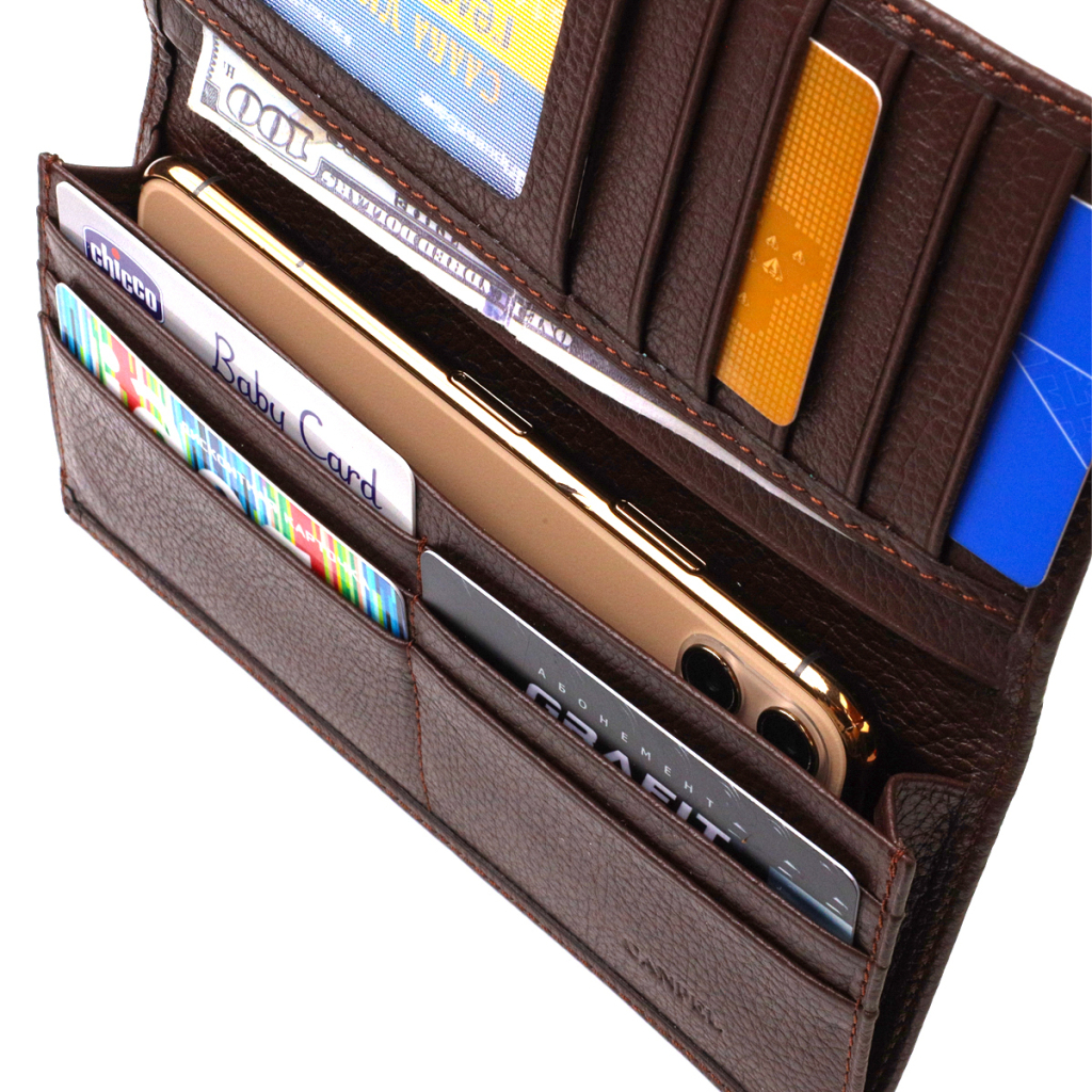 Гаманець Canpellini З натуральної шкіри Коричневий (21904) - зображення 6