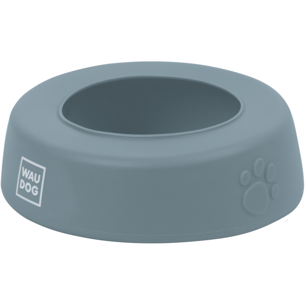 Посуд для собак WAUDOG Silicone Миска-непроливайка 750 мл сіра (507811) - зображення 3