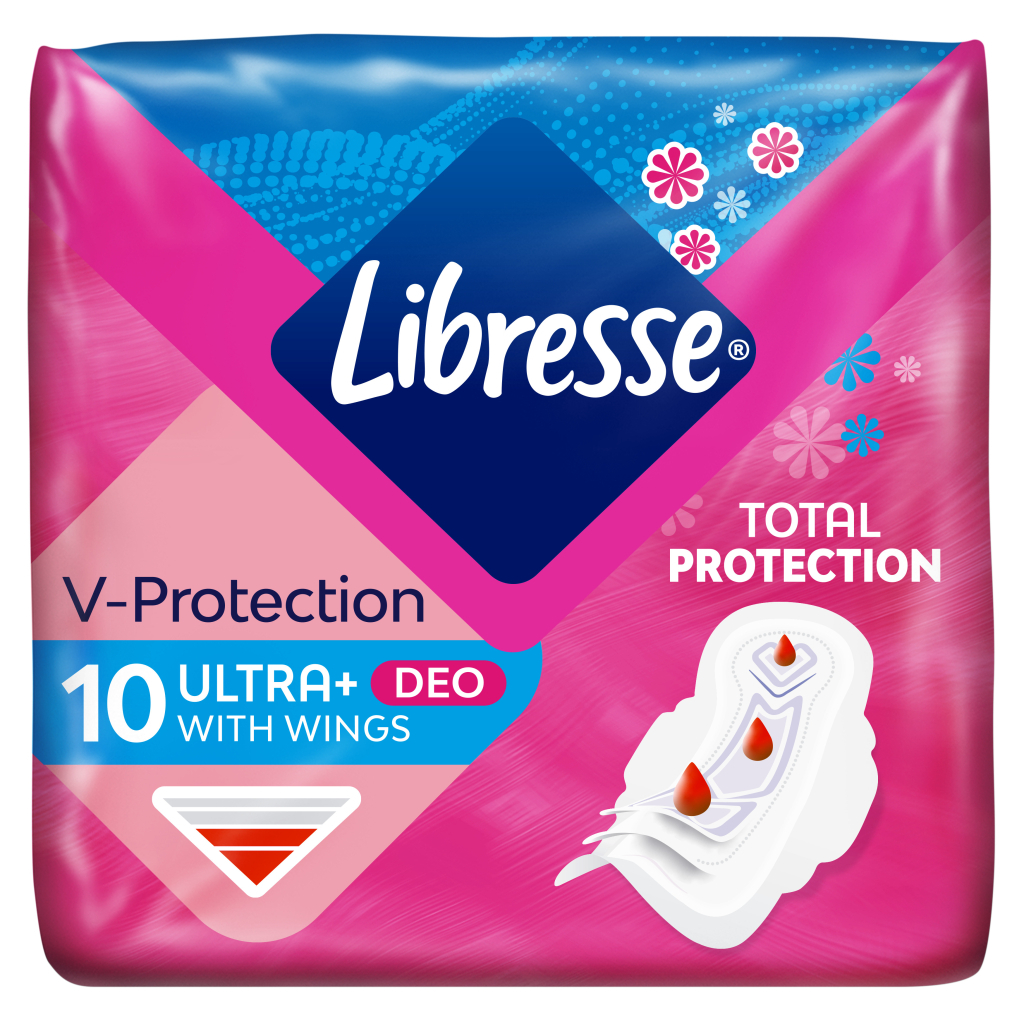 Гігієнічні прокладки Libresse Premium Ultra Normal Soft Deo 10 шт (7322540337938) - изображение 1