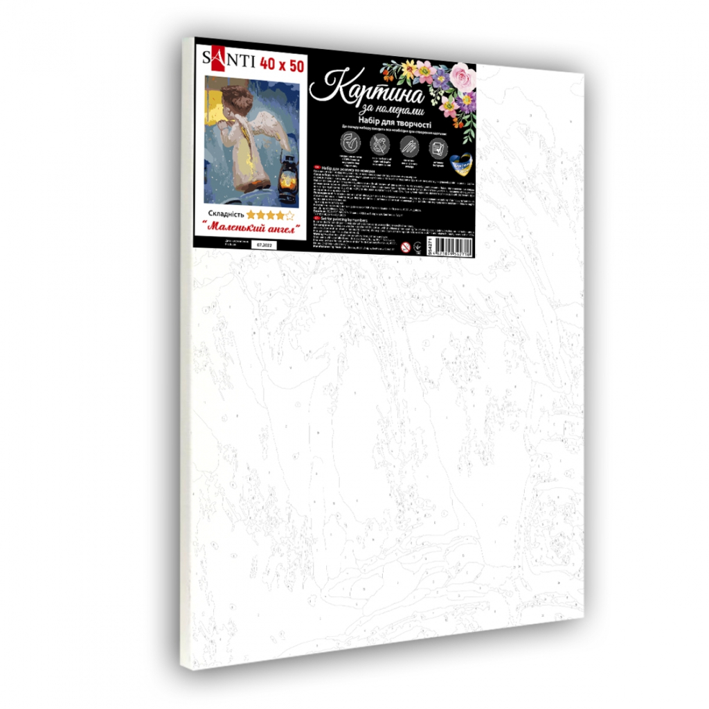 Картина по номерам Santi Маленький ангел 40*50 см (954271) - зображення 2