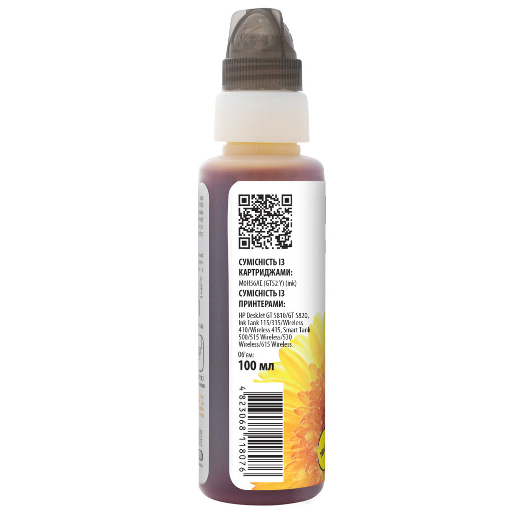 Чорнило Barva HP GT52 Y 100 мл, OneKey (1K) (HGT52-738-1K) - picture 3