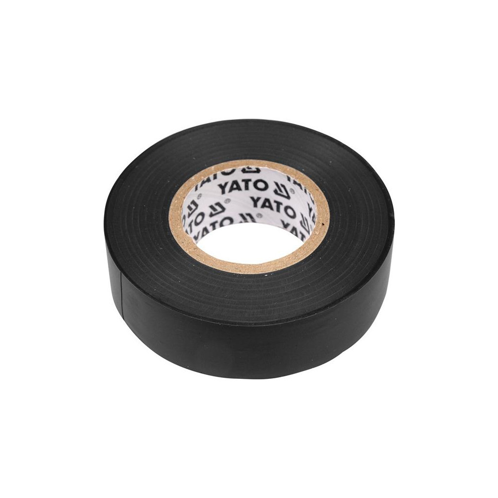 Ізоляційна стрічка Yato YT-8165 19мм х 20м чорна (YT-8165) - зображення 1