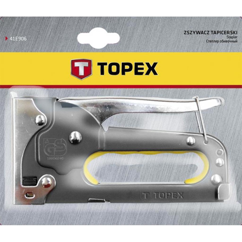 Степлер будівельний Topex 6-8 мм, скобы J (41E903) - зображення 2