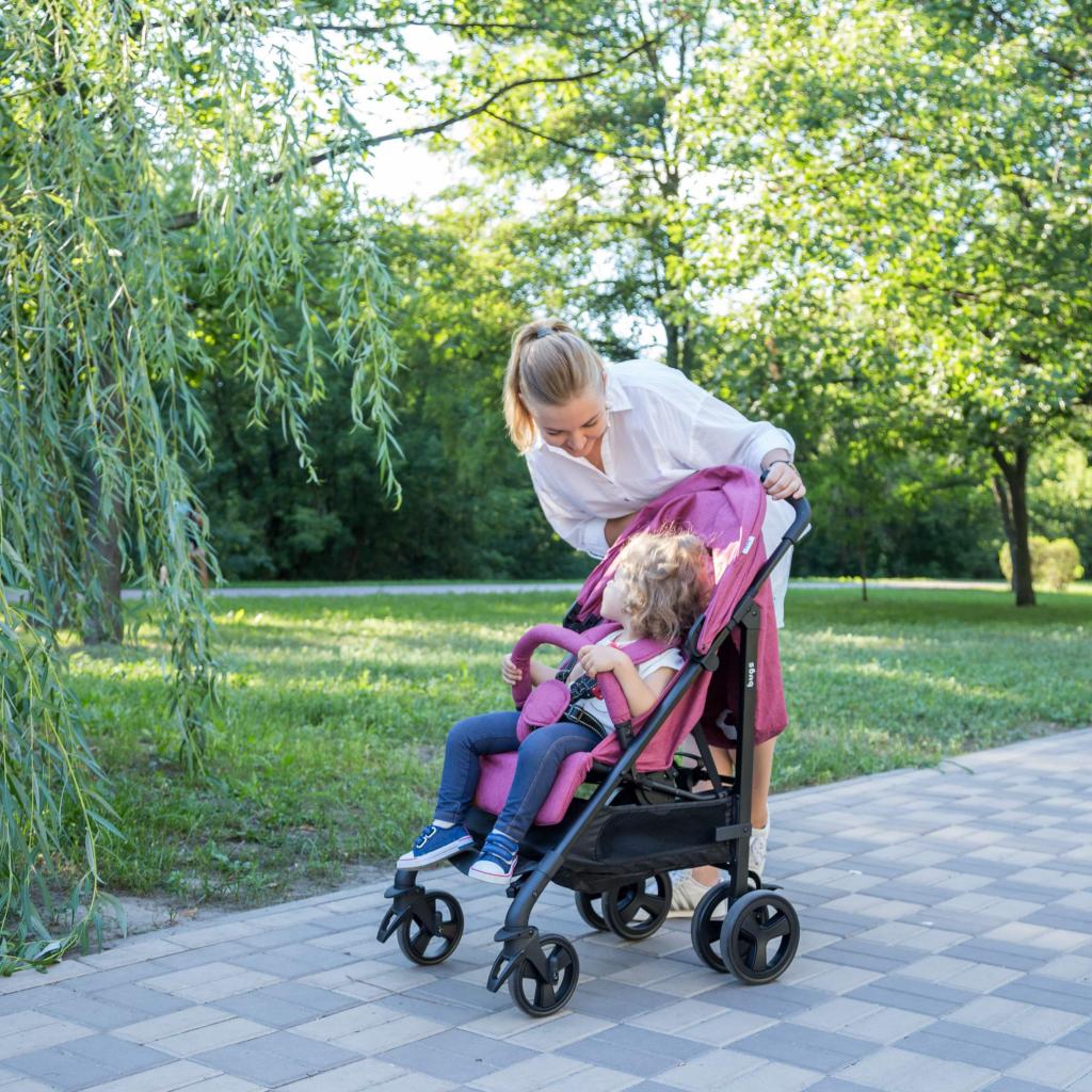 Коляска Bugs Witty Рожева (6907112010337) - зображення 7