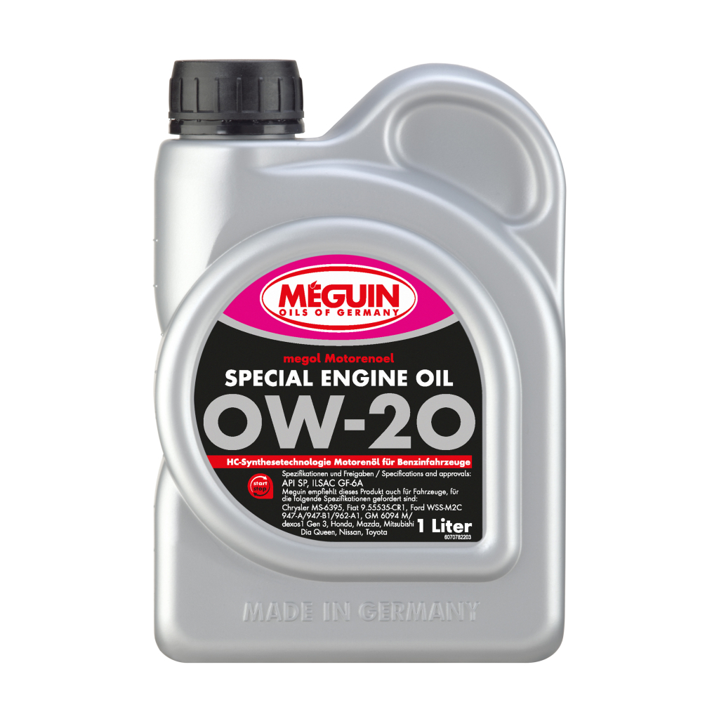 Моторна олива Meguin SPECIAL ENGINE OIL SAE 0W-20 1л (7078) - зображення 1