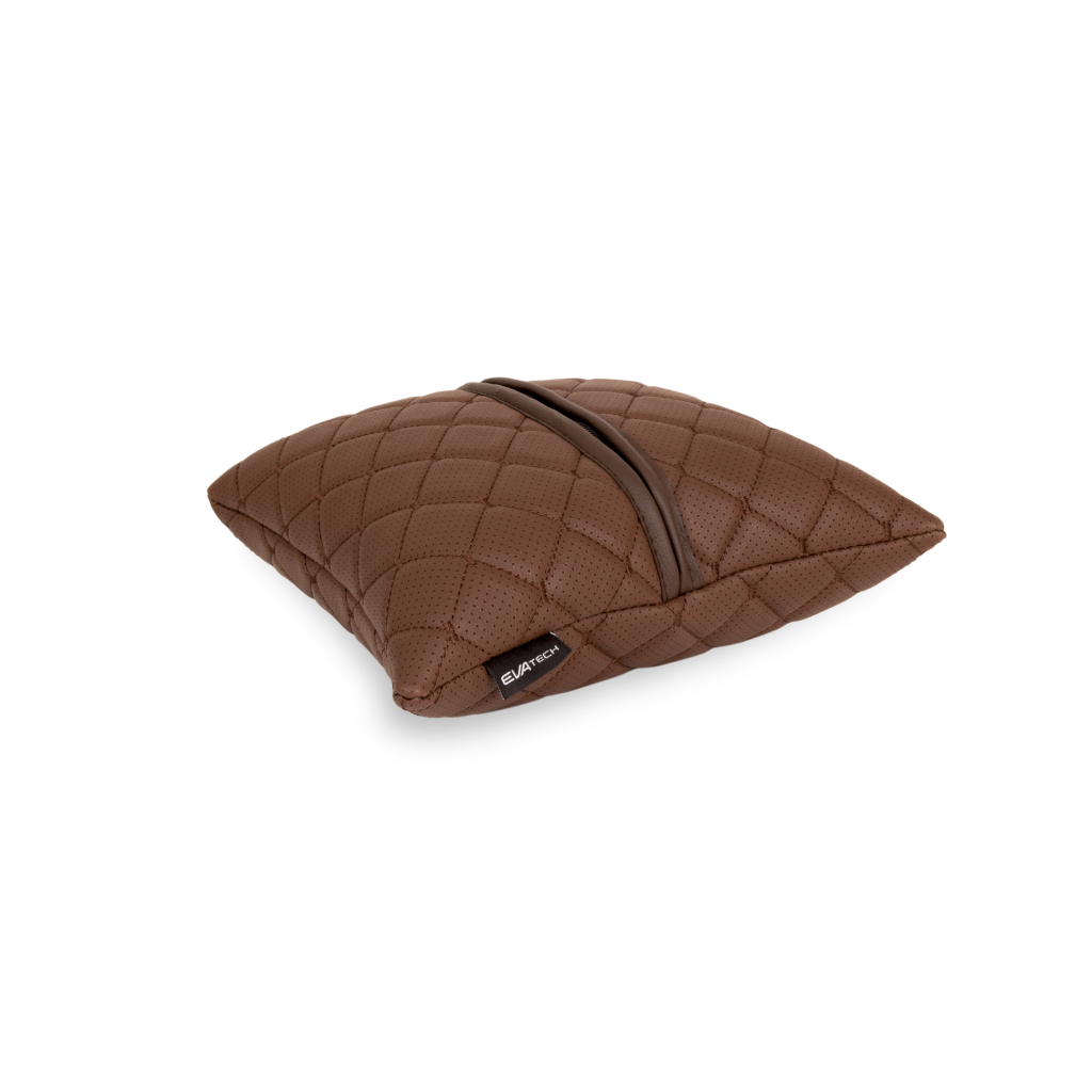 Подушка EVAtech ECO 30x30 см коричнева з коричневою ниткою (SPSCSZZ) - зображення 4