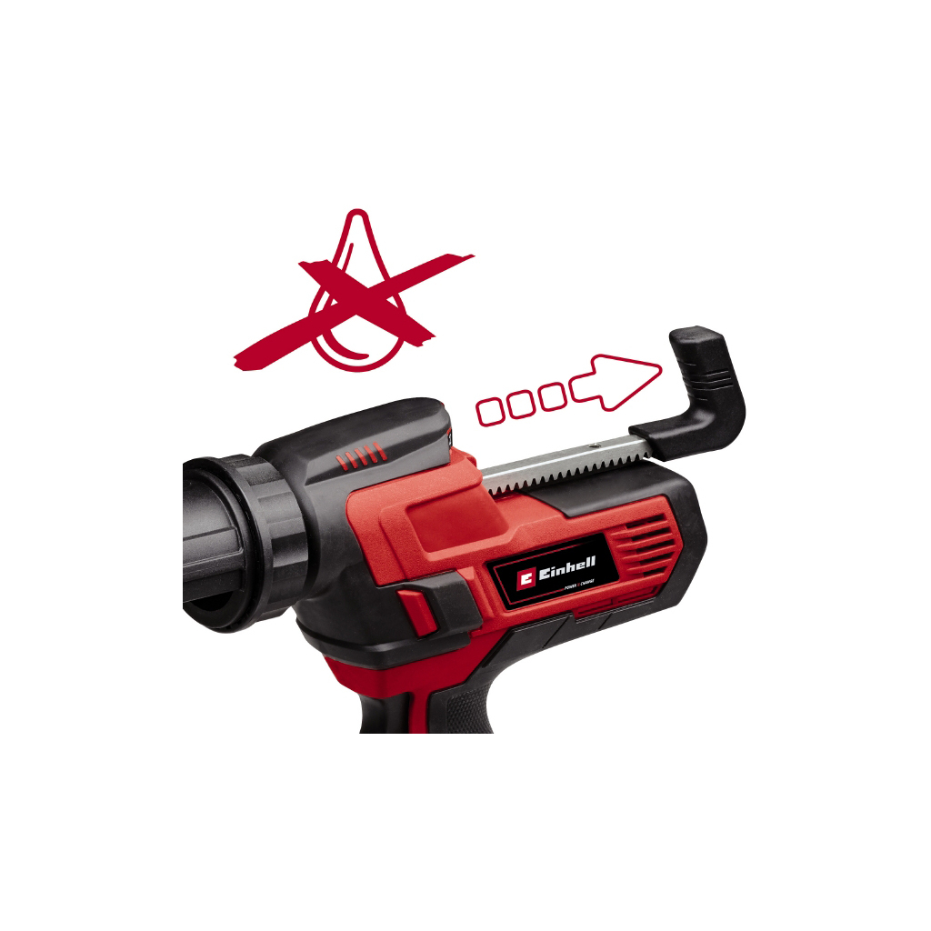Пістолет для герметика Einhell TE-SG 18/10 Li (без АКБ та ЗП) (4522250) - изображение 3