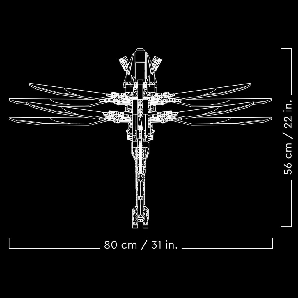Конструктор LEGO Icons Дюна. Королівський орнітоптер Атрідів 1369 деталей (10327) - зображення 8