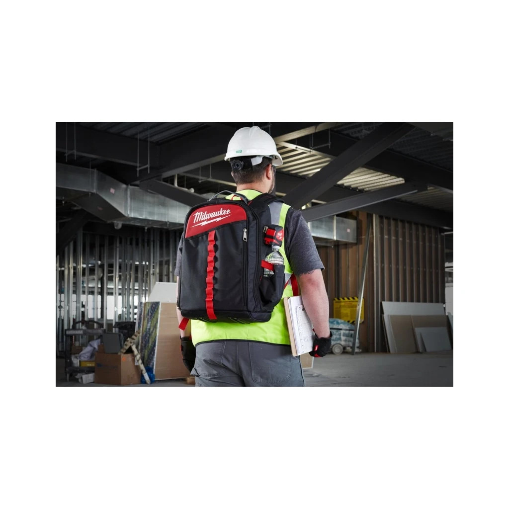 Сумка для інструмента Milwaukee рюкзак будівельника 200x300x498 (4932464834) - зображення 3