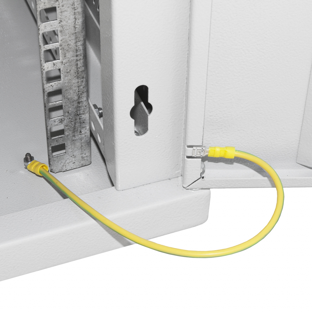 Шафа настінна Ipcom 12U 19" 600x600 (СН-12U-060х060-ДС-7035) - изображение 5