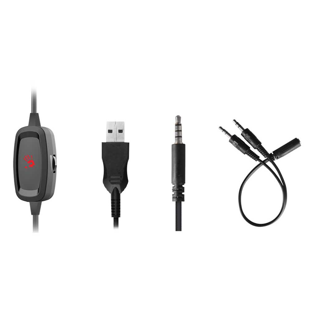 Навушники A4Tech Bloody G330p Black - зображення 4