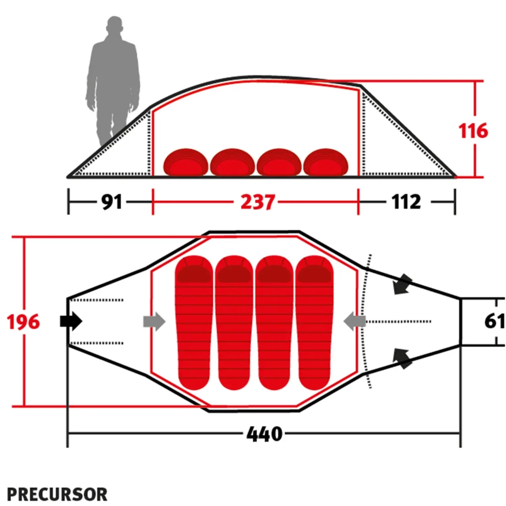 Намет Wechsel Precursor UL Green (231083) - зображення 12