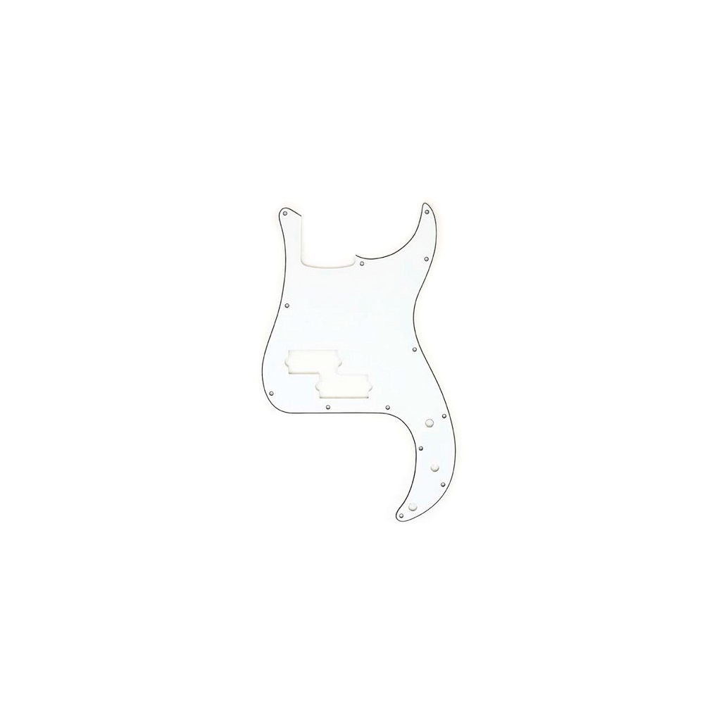 Пікгард панель для гітари Paxphil M18 P-Bass Pickguard (White) - зображення 1
