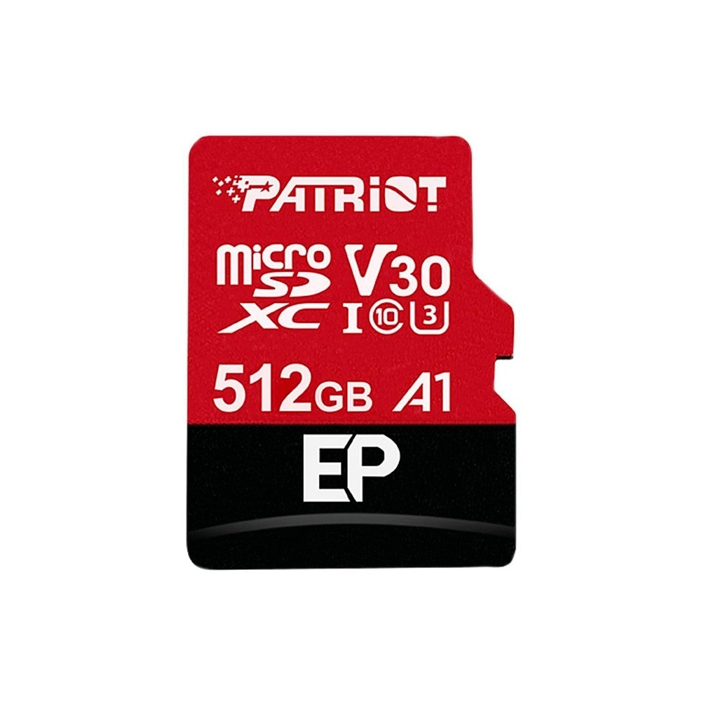 Карта пам'яті Patriot 512GB microSD class 10 UHS-I U3 (PEF512GEP31MCX) - зображення 1