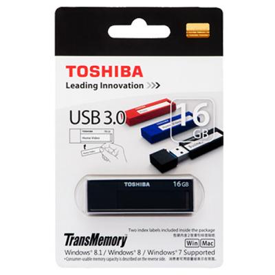 USB флеш накопичувач Toshiba 16GB DAICHI Black USB 3.0 (THNV16DAIBLK(6) - зображення 2
