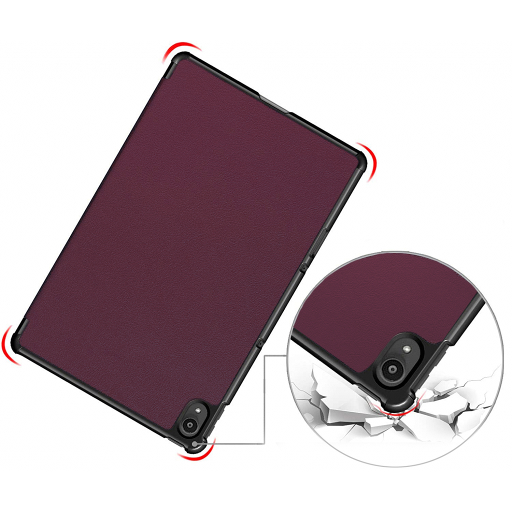 Чохол до планшета BeCover Smart Case Lenovo Tab P11 / P11 Plus Red wine (706095) - зображення 4