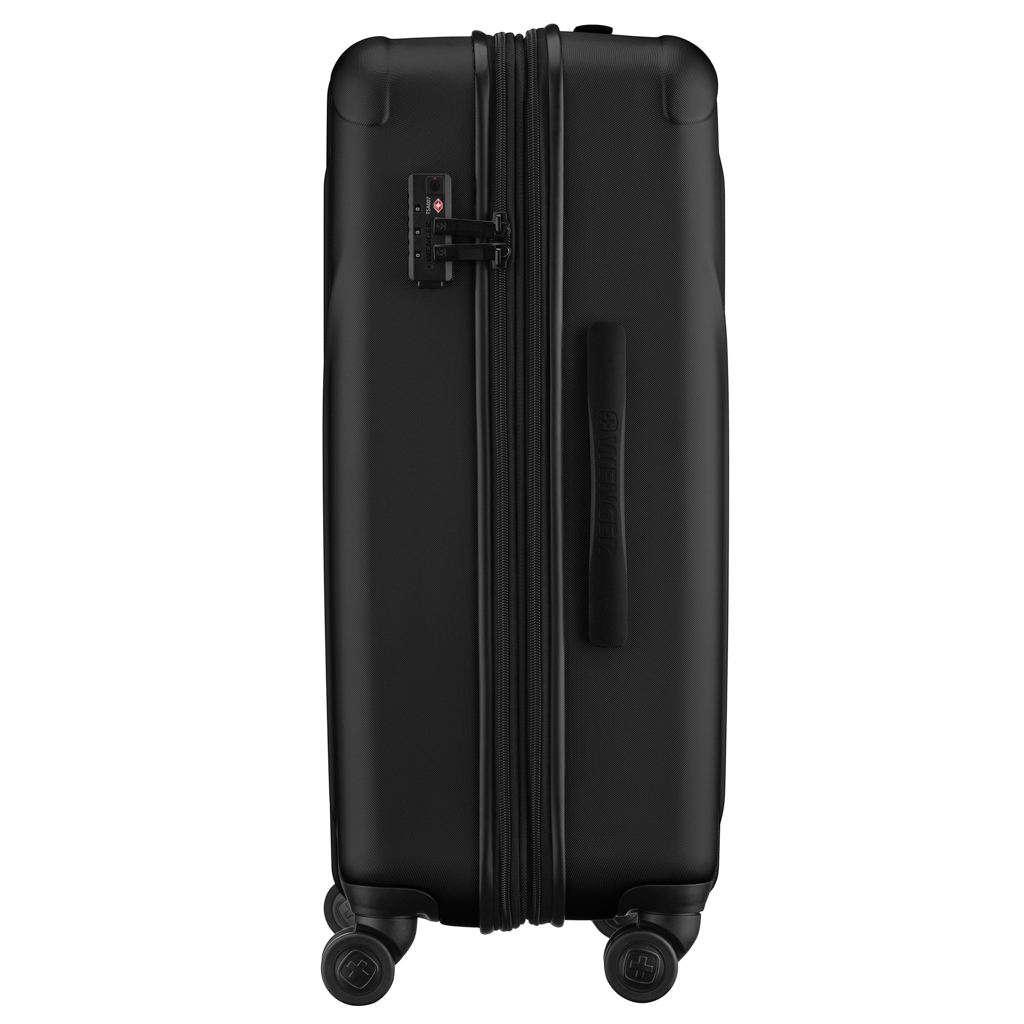 Валіза Wenger Oryson, середня, пластик, 4 колеса, чорна (653165) - зображення 5