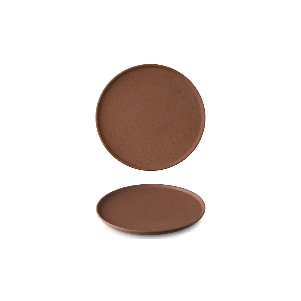 Тарілка G.Benedikt Granit без глазурування 24 см Червона (B1Q2124) - зображення 1