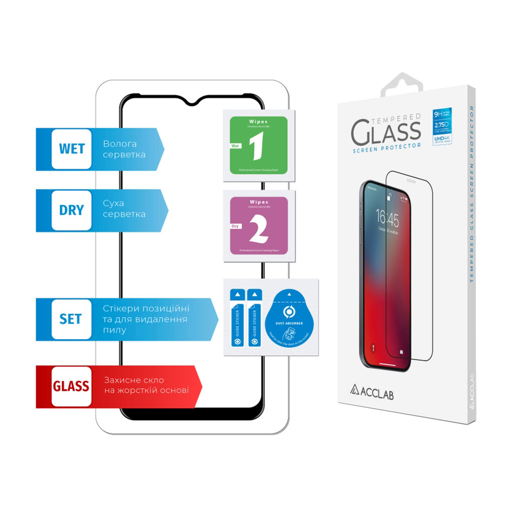 Скло захисне ACCLAB Full Glue Samsung M12 (1283126510526) - зображення 6