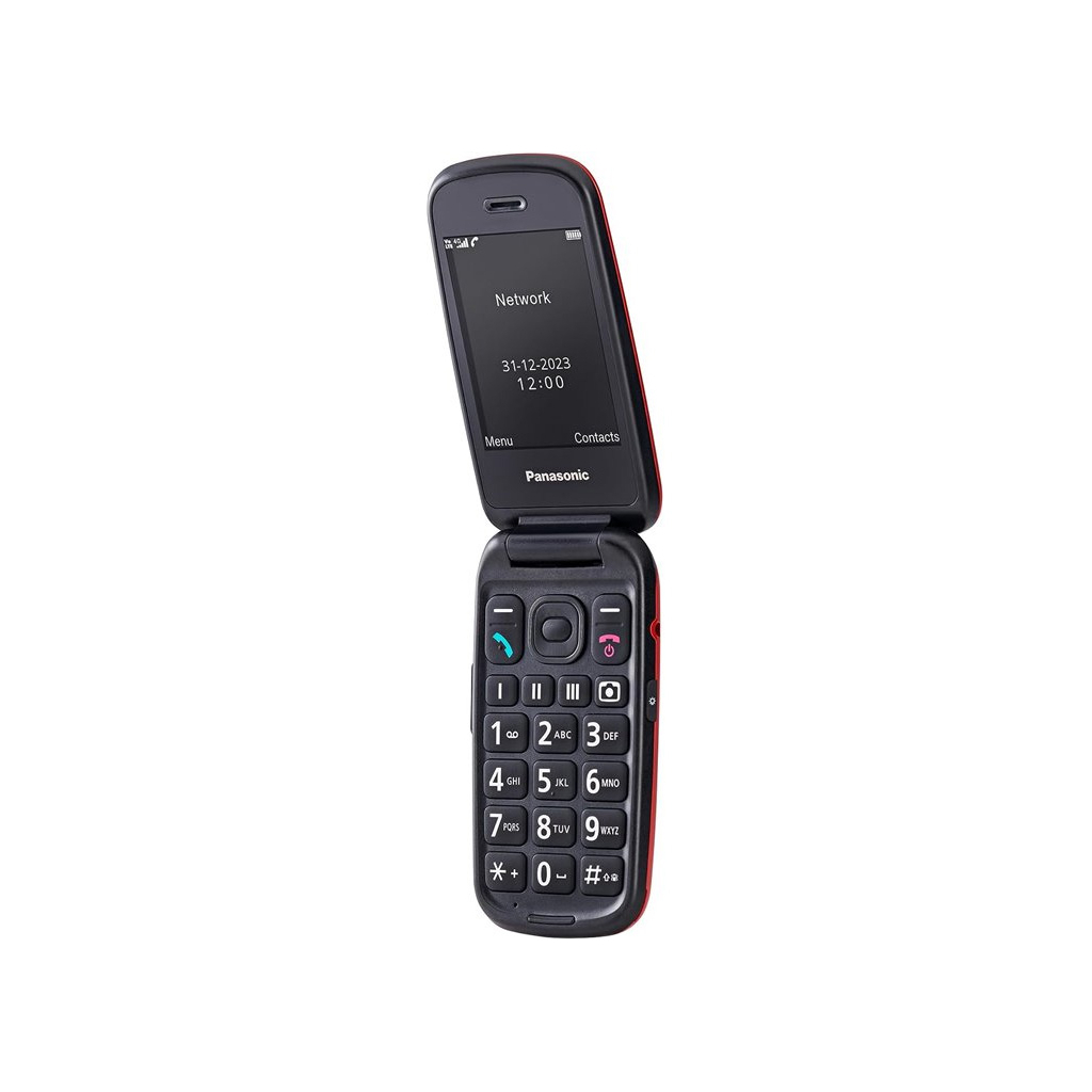 Мобільний телефон Panasonic KX-TU550 Red (KX-TU550EXR) - зображення 2