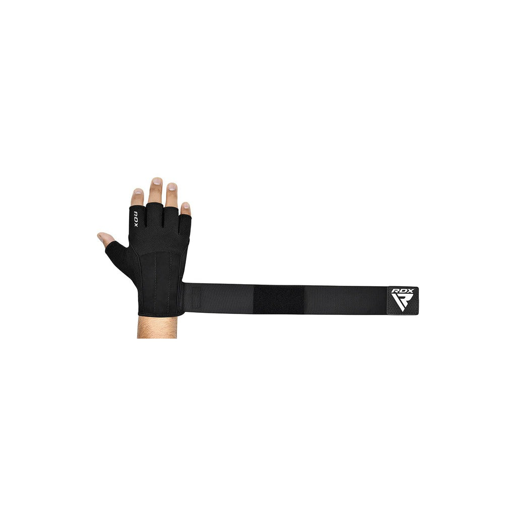 Рукавички для фітнесу RDX W3 with EVA Padding Black S (WGS-W3B-S+) - зображення 6