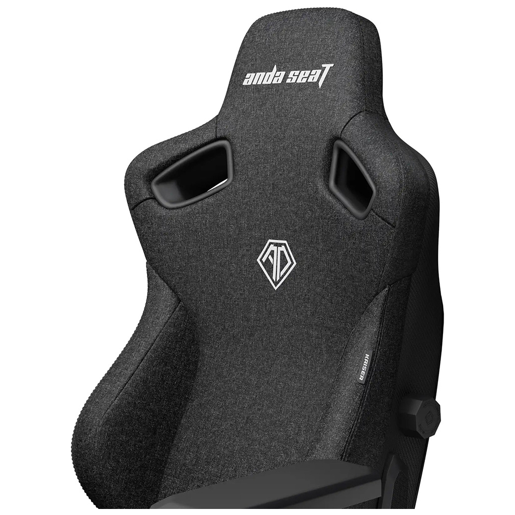 Крісло ігрове Anda Seat Kaiser 3 Fabric Size XL Black (AD12YDC-XL-01-B-CF) - зображення 5