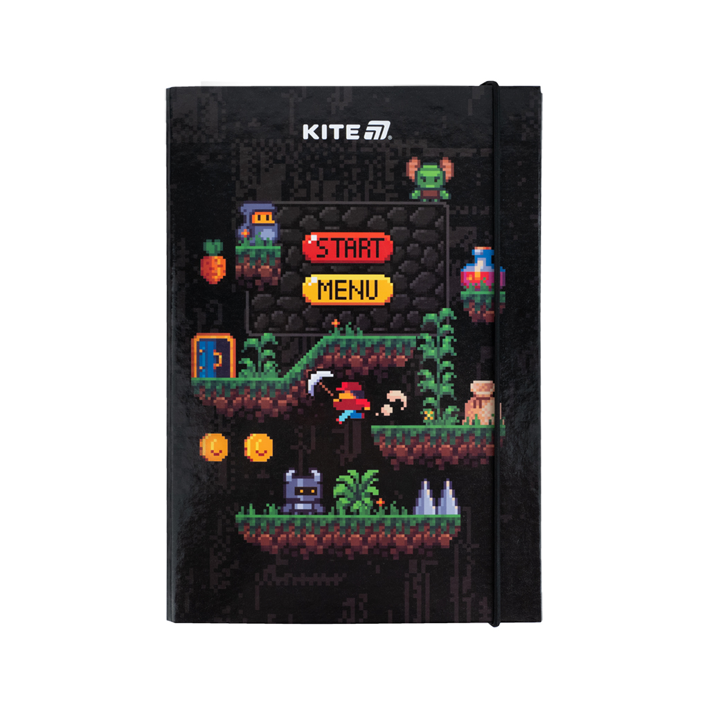 Папка для зошитів Kite В5 на гумці Pixel Game (K25-210-2) - зображення 2