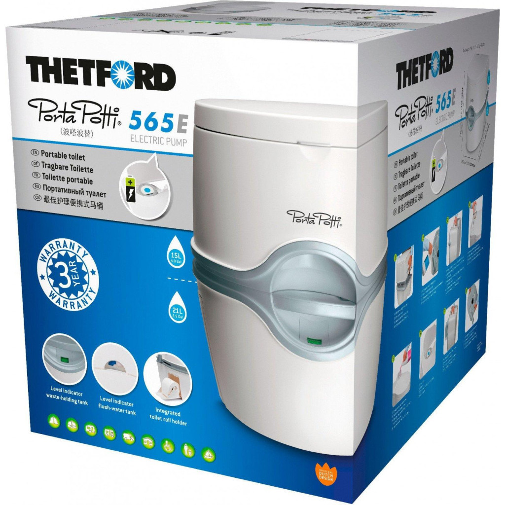 Біотуалет Thetford Porta Potti Excellence білий 565P (8710315024623) - изображение 12