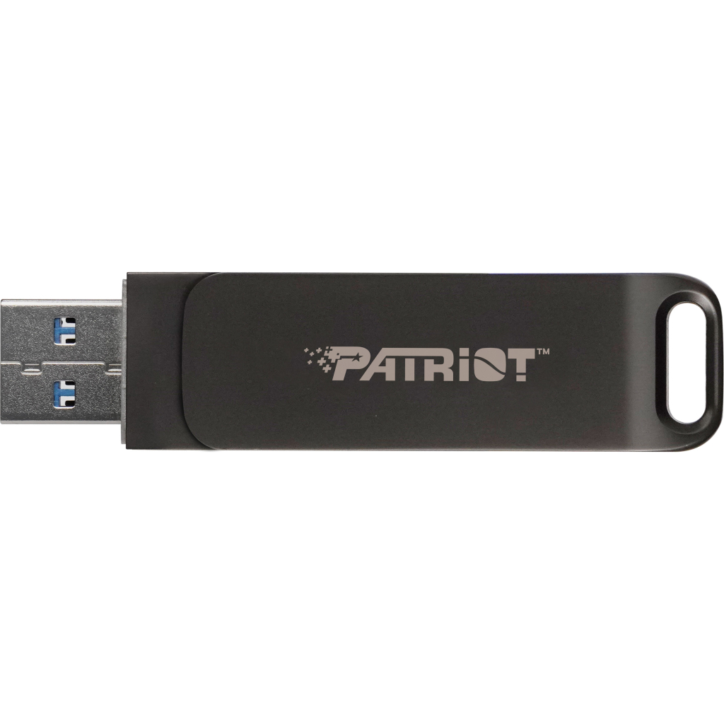 USB флеш накопичувач Patriot 128GB Rage R550 Matte Black USB 3.2/Type-C (PE128GR550DSAD) - изображение 2
