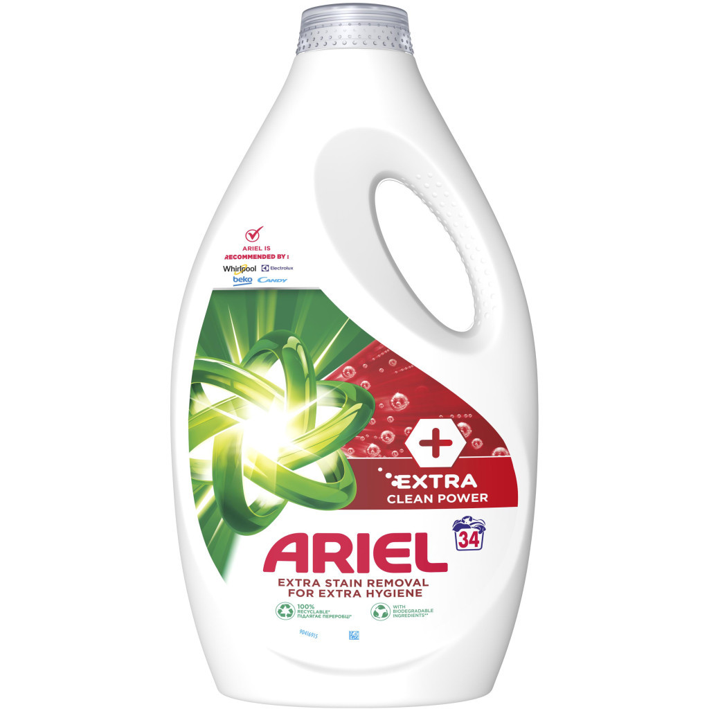 Гель для прання Ariel Extra Clean 1.7 л (8006540878781) - изображение 2