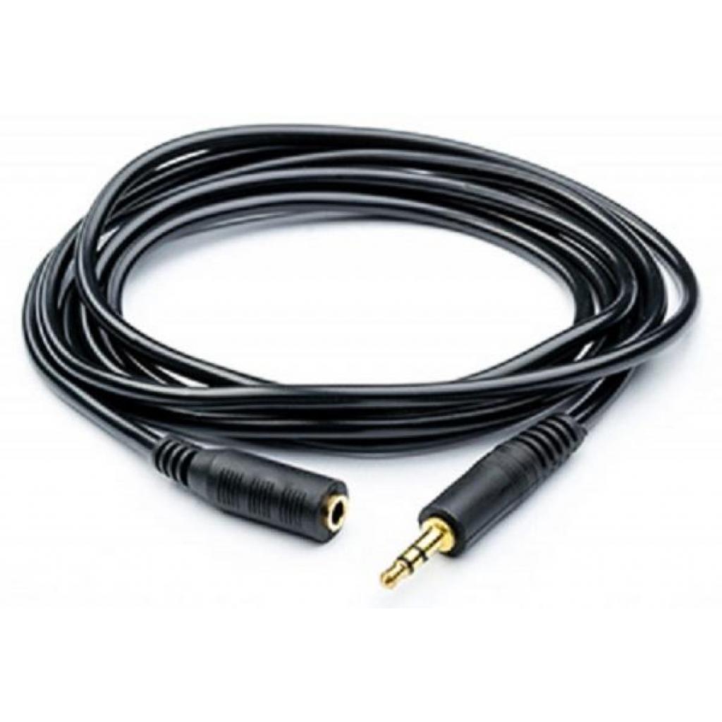 Кабель мультимедійний 3.5mm M to 3.5mm F 5.0m Atcom (16849) - зображення 1