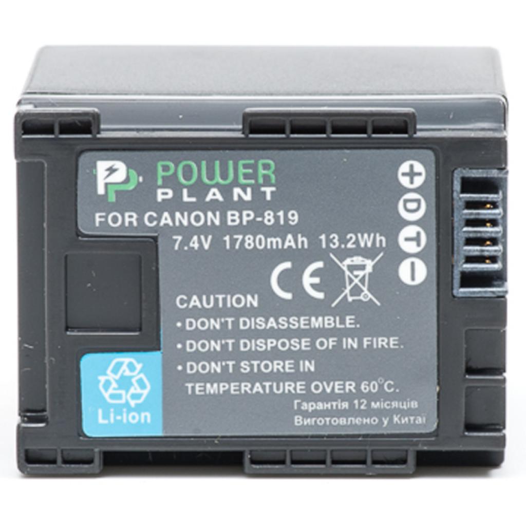 Акумулятор до фото/відео PowerPlant Canon BP-819 Chip (DV00DV1245) - зображення 2