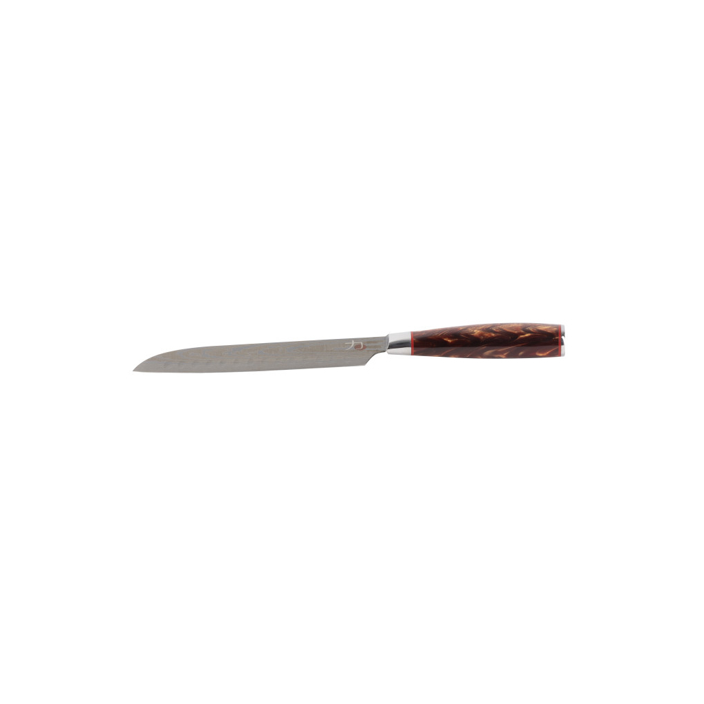 Кухонний ніж MasterPro Tetsu, сантоку, 17.5 см, коричневий (BGMP-4128-BR) - зображення 3
