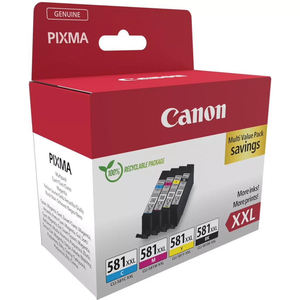 Картридж Canon CLI-581XXL BK,C,M,Y (1998C007) - изображение 1