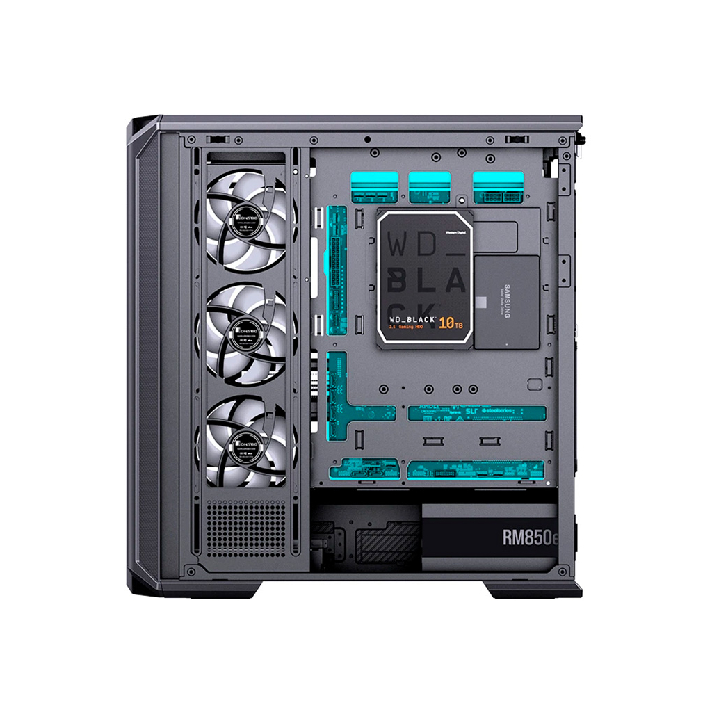 Корпус JONSBO D400 Black - зображення 8