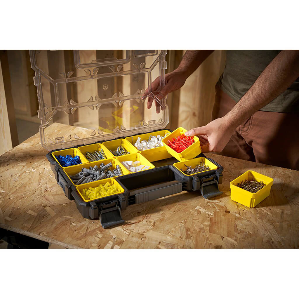 Ящик для інструментів Stanley FATMAX професійний, дрібний 446х74х357 мм, вологозахищений IP-53 (1-97-519) - зображення 4