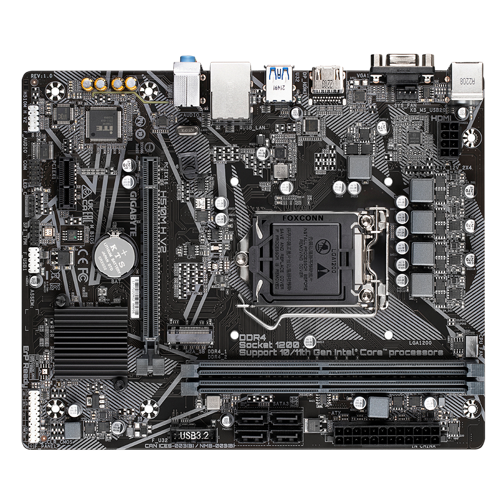 Материнська плата GIGABYTE H510M H (H510M H V2) - зображення 4
