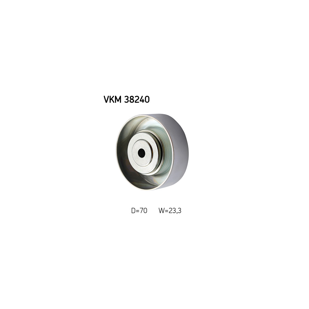 Ролик натягувача ременя SKF VKM 38240 - зображення 2