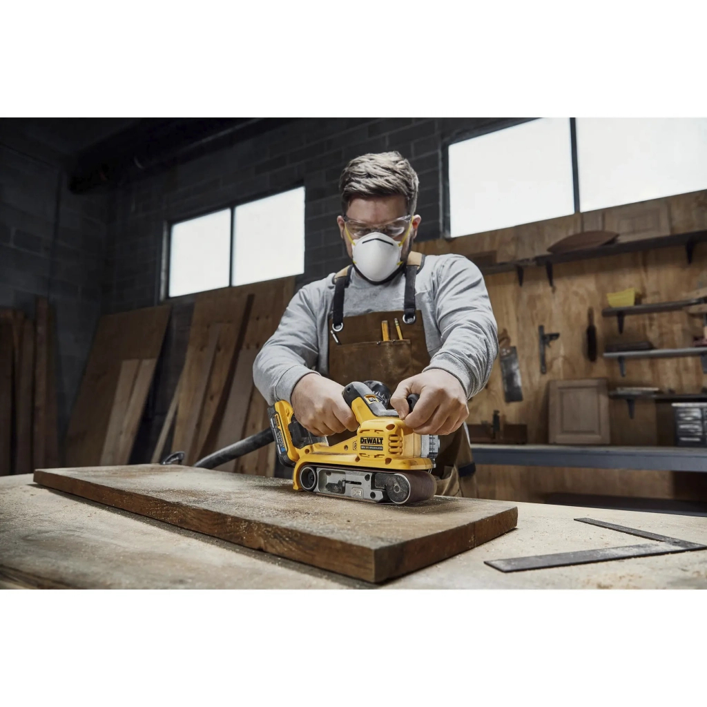 Шліфувальна машина DeWALT XR Li-Ion 18 В, 198-320 м/хв, стрічка 75х533 мм (без АКБ та ЗП) (DCW220N) - зображення 11