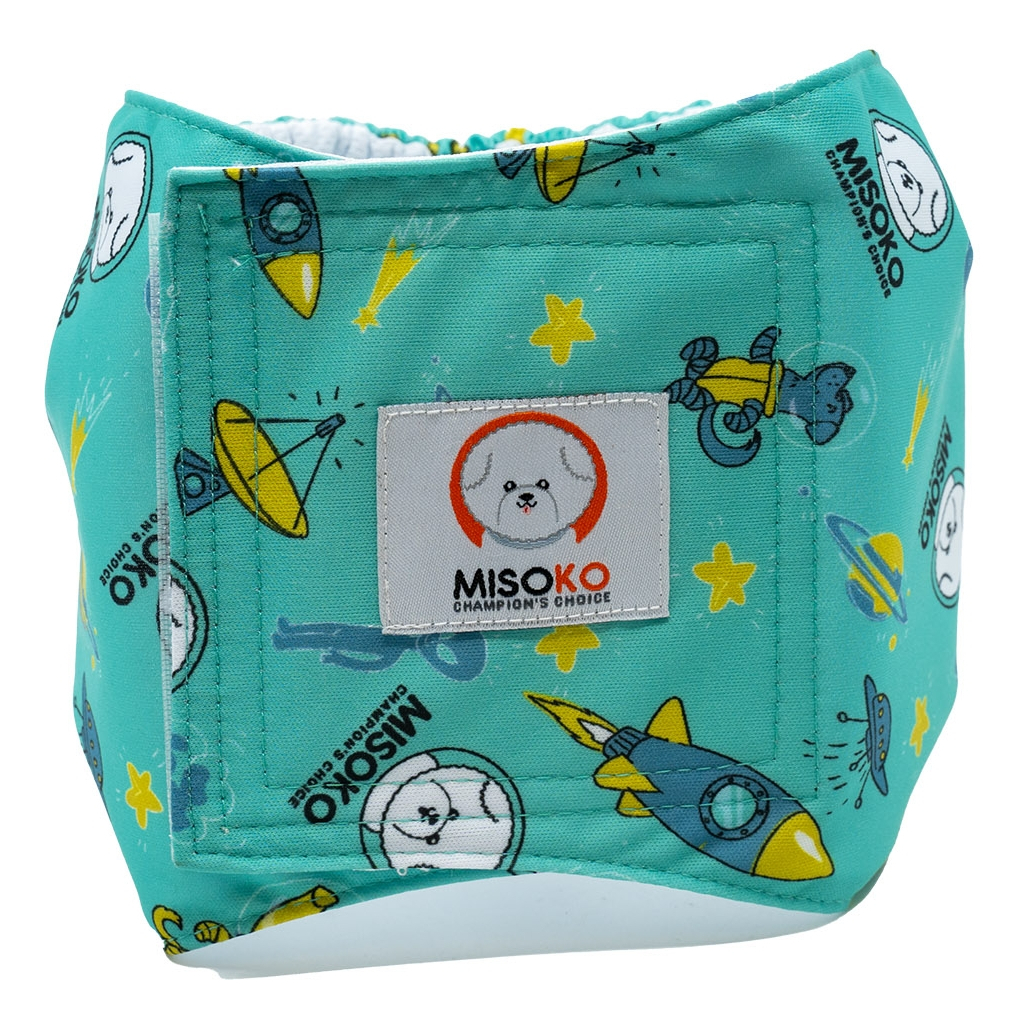 Підгузки для тварин MISOKO&CO багаторазові для кобелів, XL 3 шт. Свята (HAINMSK63984RIN) - зображення 3
