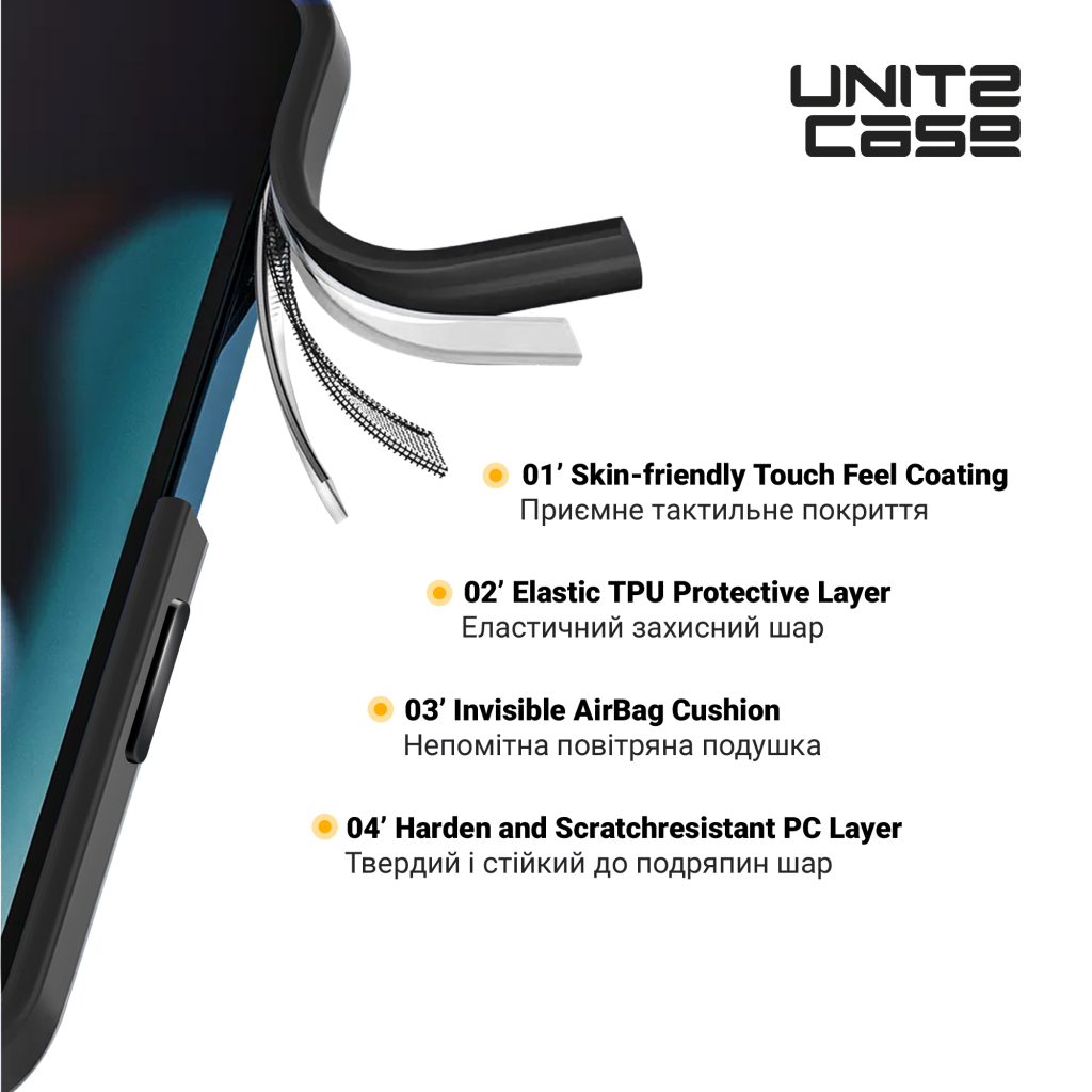 Чохол до мобільного телефона Armorstandart UNIT2 Samsung S25 Plus Black (ARM81840) - зображення 2