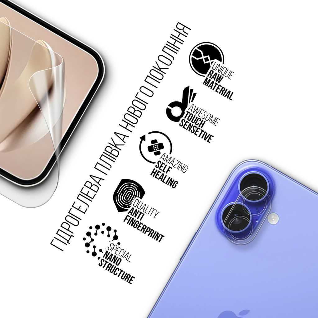Плівка захисна Armorstandart Kit Clear Screen + Camera Apple iPhone 16 (ARM80715) - зображення 3