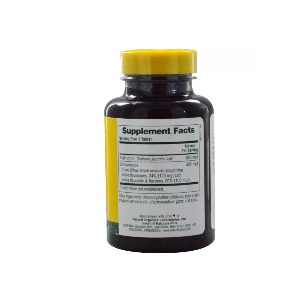 Мінерали Natures Plus Рутин 1000мг, BioRutin, 60 таблеток (NTP2560) - зображення 2