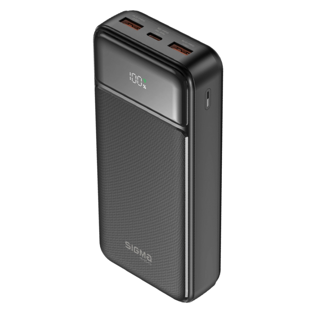 Батарея універсальна Sigma X-power SI20A4QL 20000mAh, PD/20W, QC/22.5W, LED, cable 20w, black (4827798799710) - зображення 3
