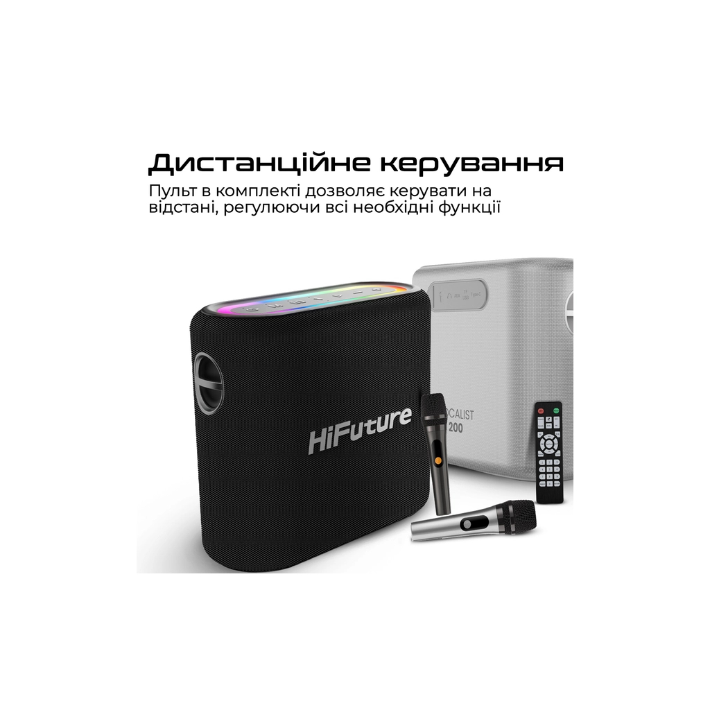 Акустична система HiFuture Vocalist 200 Black (vocalist200.black) - зображення 10